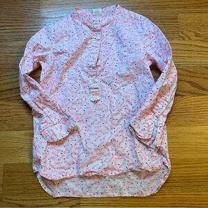 Crewcuts fox print tunic top / dress size 6